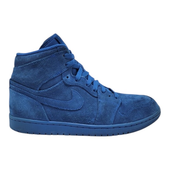 Nike Air Jordan 1 Retro Blue Suede 332550-404 Mens Size 9 - Picture 3 of 9